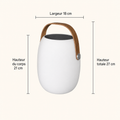 Lampe de chevet LED portable en design lanterne