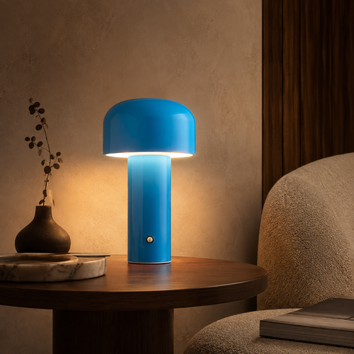Lampe de chevet champignon design moderne tactile