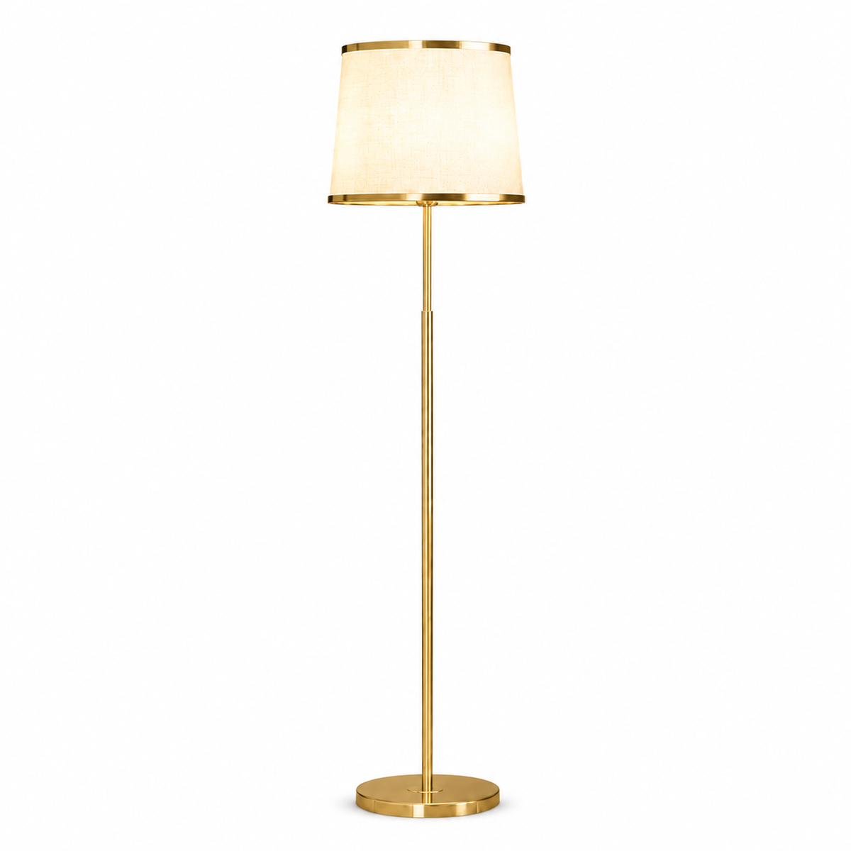 Lampadaire sur pied salon réglable avec un abat-jour