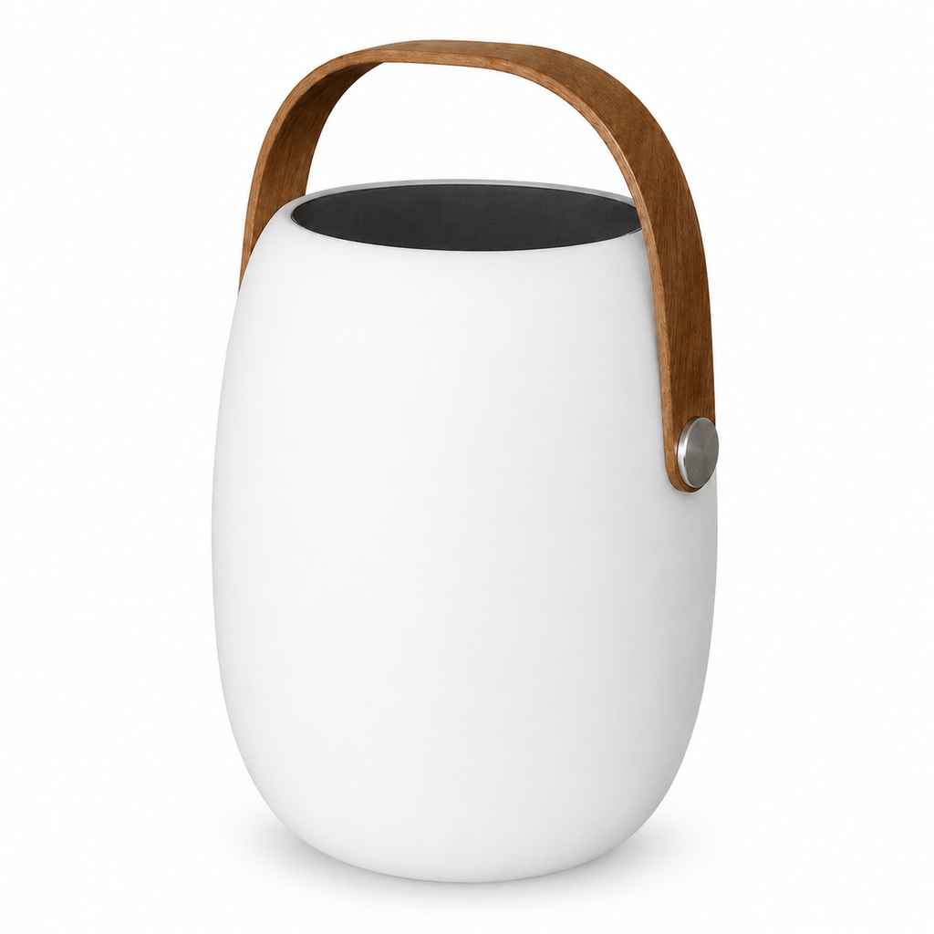 Lampe de chevet LED portable en design lanterne