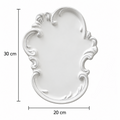 Vide-poche en céramique baroque à rangement