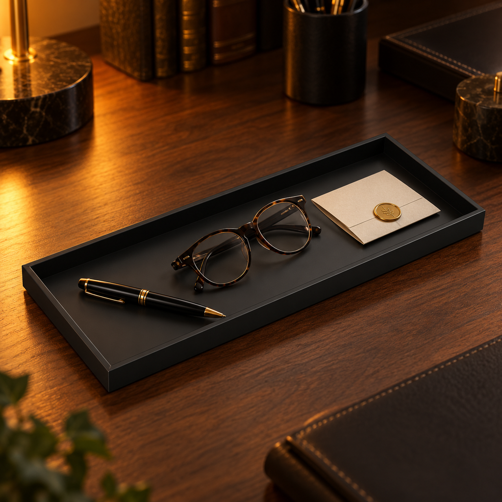 Vide-poche rectangulaire minimaliste design pour bijoux