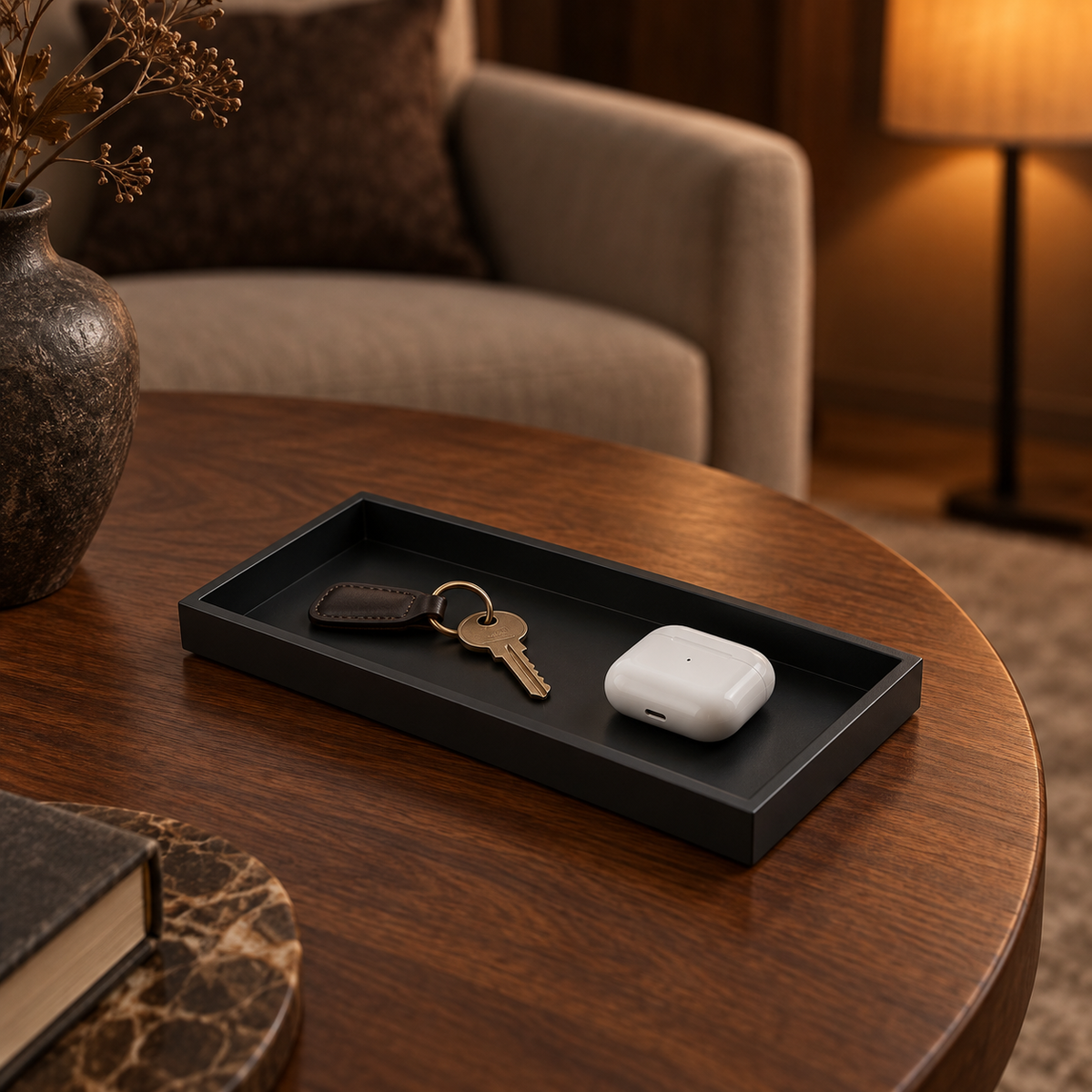 Vide-poche rectangulaire minimaliste design pour bijoux
