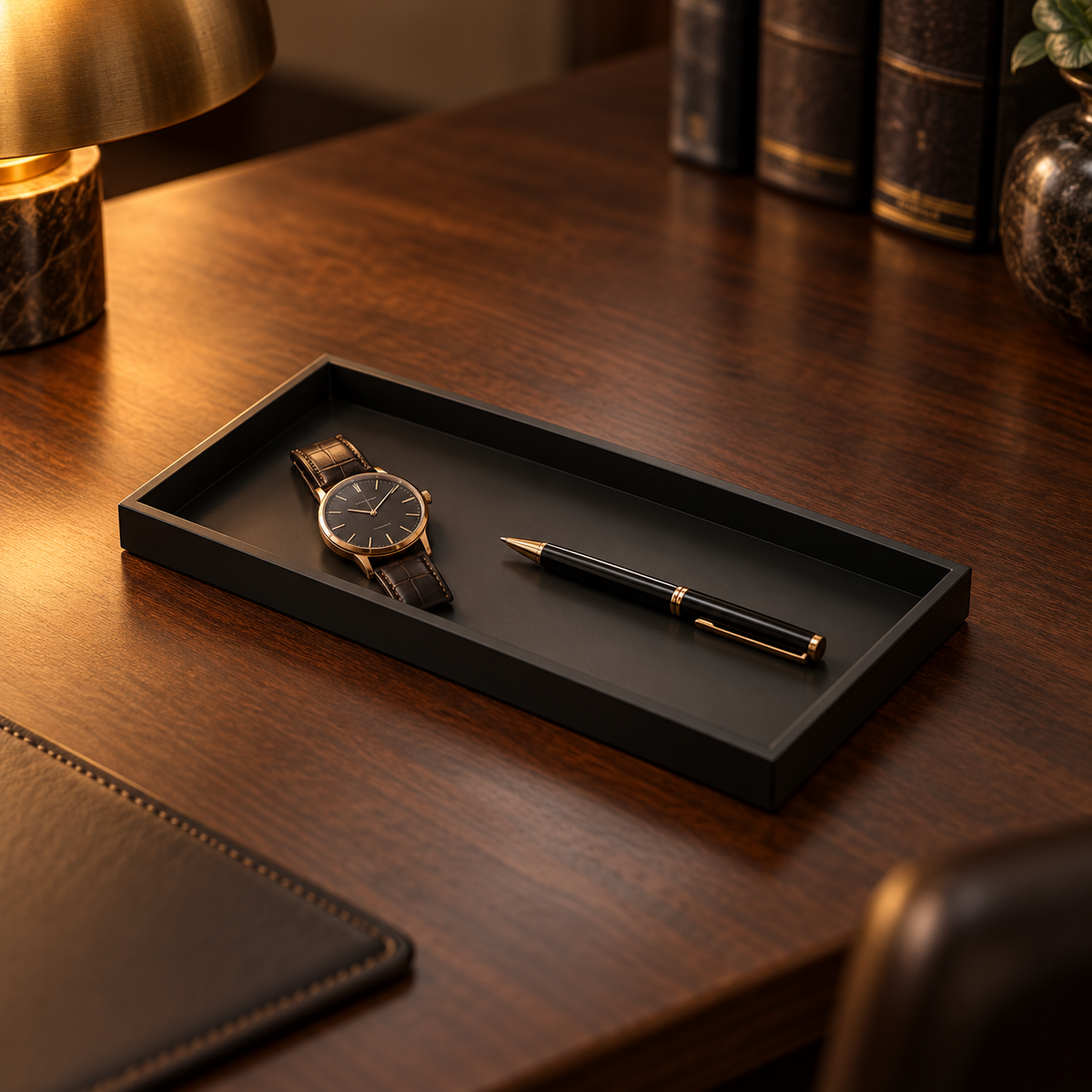 Vide-poche rectangulaire minimaliste design pour bijoux