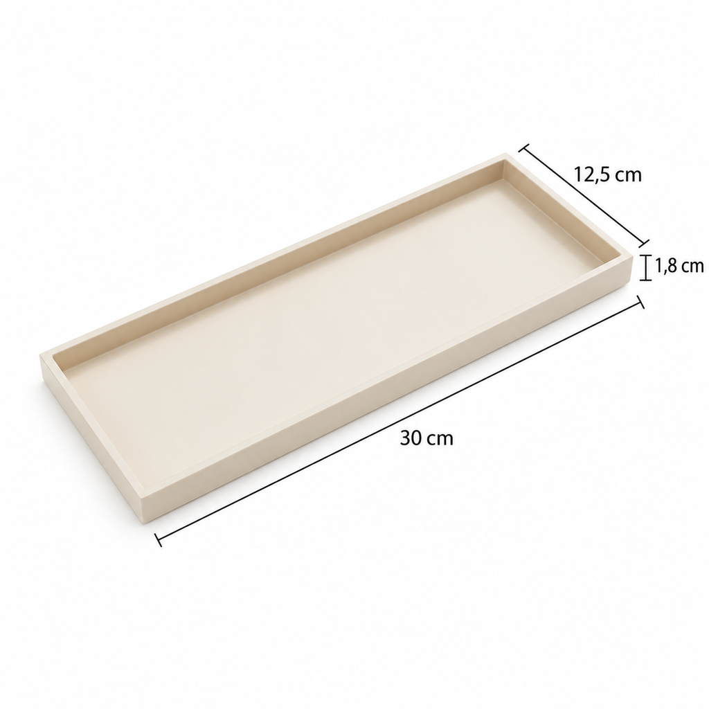 Vide-poche rectangulaire minimaliste design pour bijoux