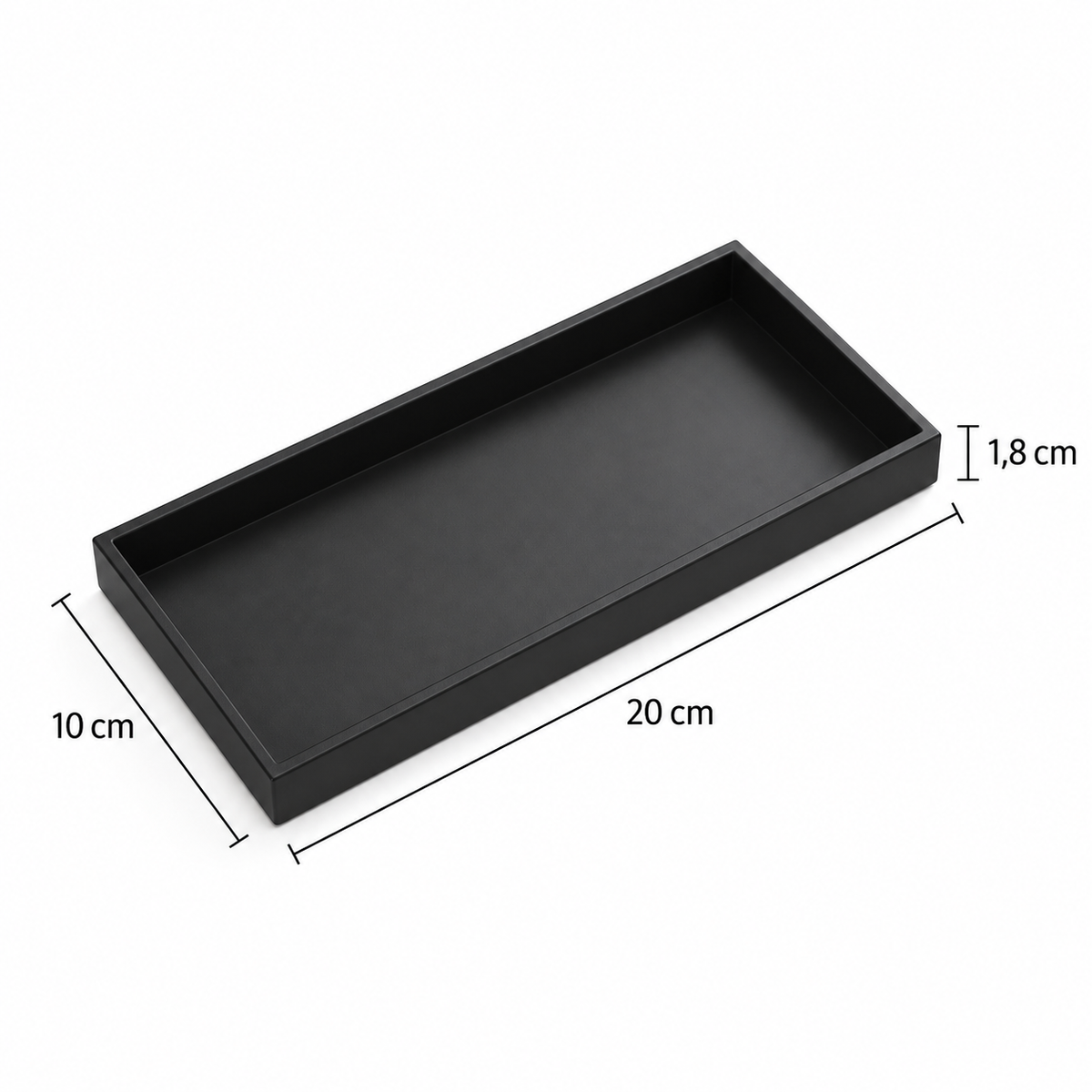 Vide-poche rectangulaire minimaliste design pour bijoux